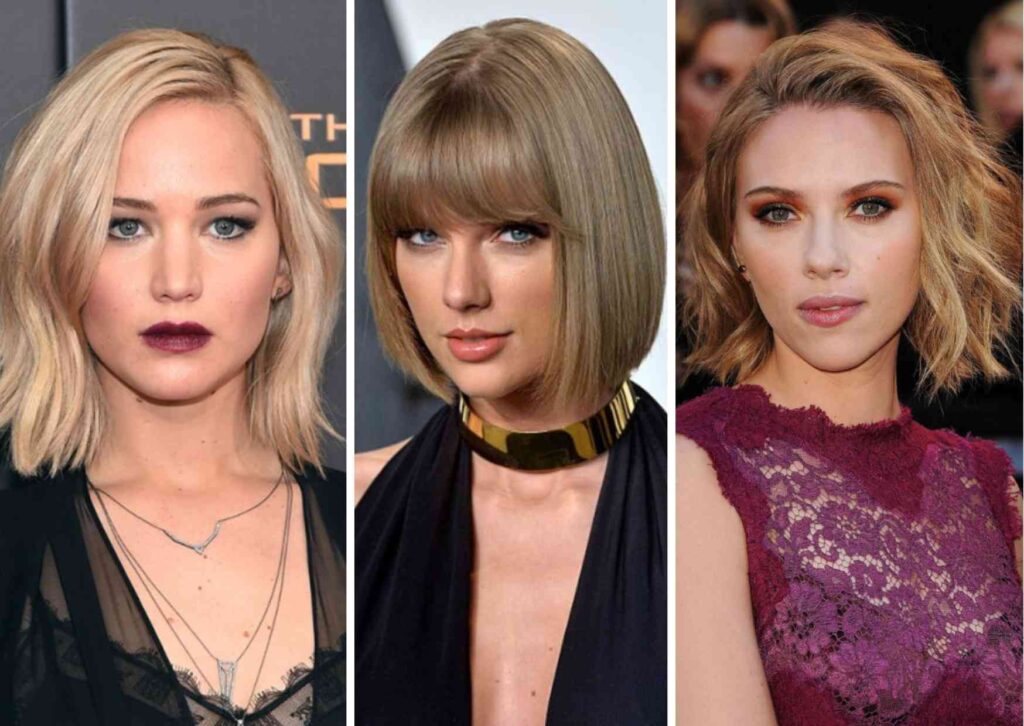 Il fascino intramontabile del caschetto - Jennifer Lawrence, Taylor Swift, Scarlett Johansson